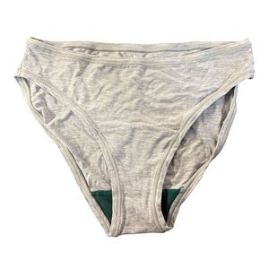 NWT Huha Mineral Undies Gray Bikini Briefs Panties Womens Sz. M